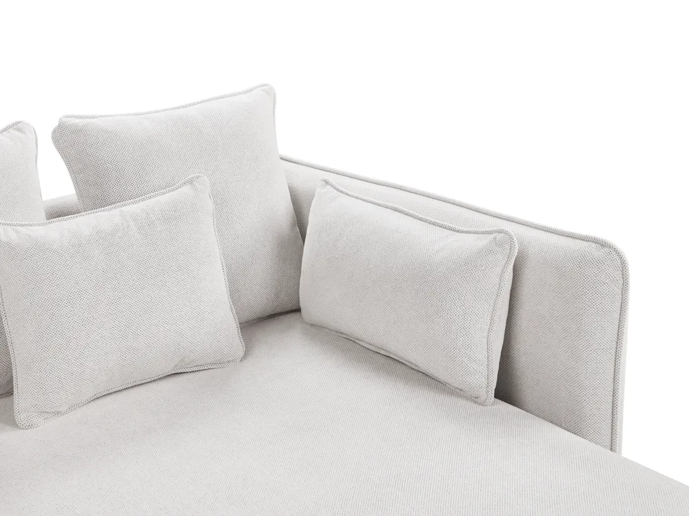 Chaise Longue CHARMES Fabric Light Beige_894552