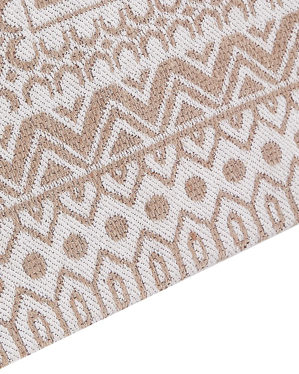 Rug BAGLAR White 80 x 150 cm Jute_853466