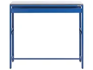 3 Piece Outdoor Kitchen Set with Sink MAENZA Blue Metal_1044932