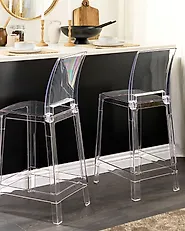 Set mit 2 Barstühlen WELLINGTON II Transparent_1172646