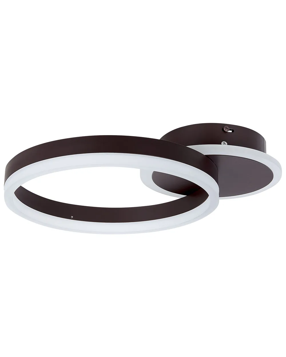 LED Deckenlampe GLYDE Metall Dunkelbraun