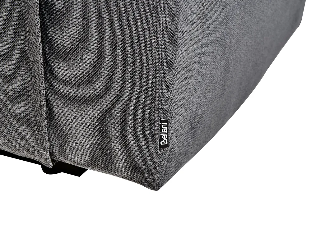 Sofa manuell verstellbar 2-Sitzer BERGEN Stoff Dunkelgrau_934032