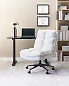 Office Chair ADDISON Boucle White