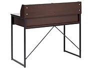 Pisalna miza za domačo pisarno z nadgradnjo ZYRA 110 cm 50 cm Temno rjava barva_1191638