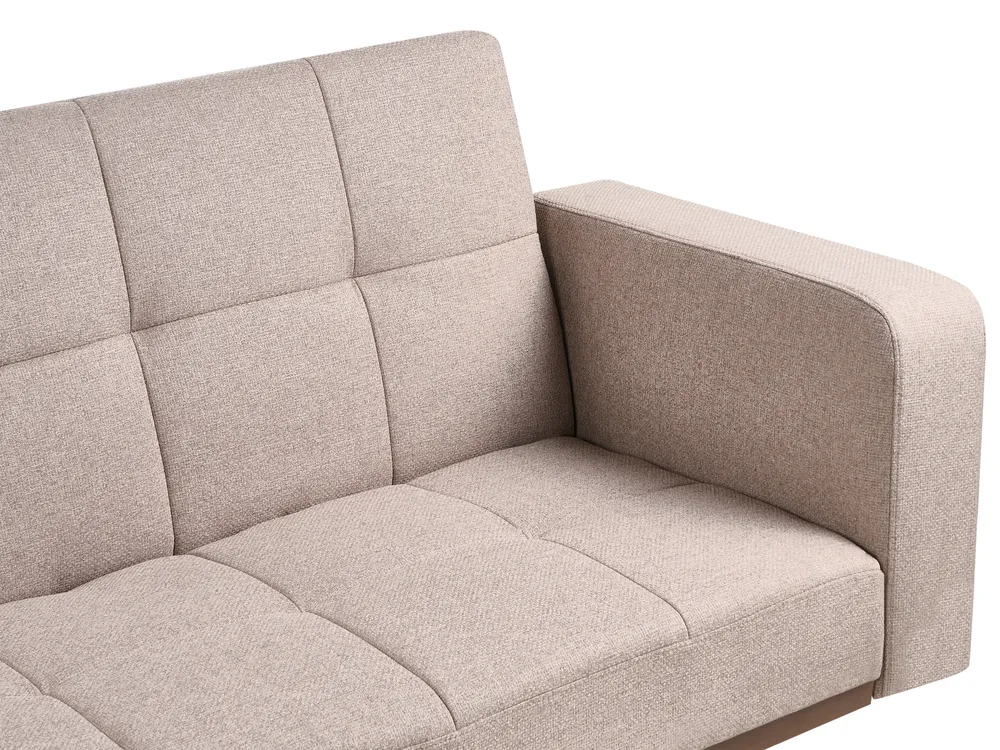 Schlafsofa 3-Sitzer HJULBY Hellbraun_1030083