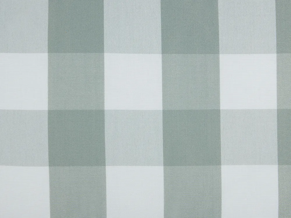 Dekokissen TAMNINE 40 x 60 cm Mintgrün Kariertes Muster_902343
