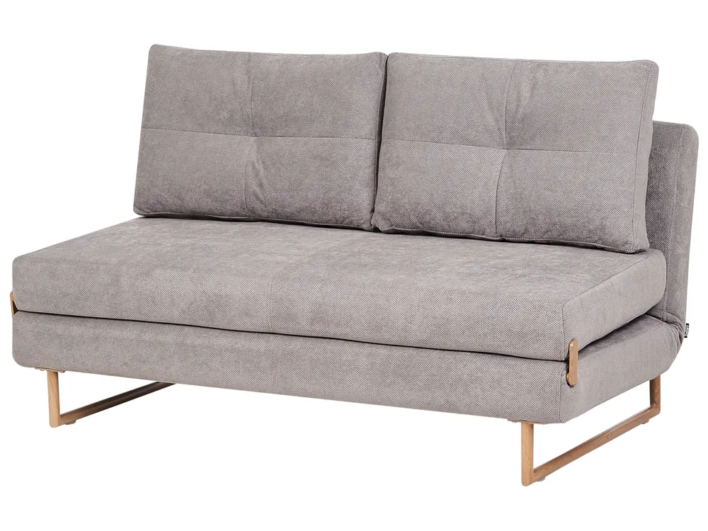 Schlafsofa 3-Sitzer JERSLEV Stoff Grau_1012933