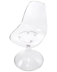 Set of 2 Dining Chairs CLARKSVILLE Transparent_1093921