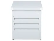 Aufbewahrungsbox CEBROSA 165 cm 70 cm Metall Hellgrau_768870