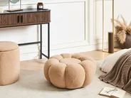 Pouffe BEAUFORT Boucle Light Brown_969190