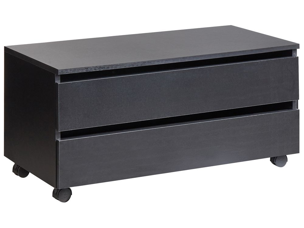 Badkamermeubel TERESINA met wielen 80 cm Zwart