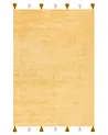 Kinderteppich KODINHI  Gelb 140 x 200 cm Baumwolle