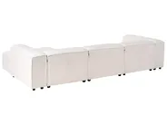 Modul Ecksofa 4-Sitzer ARDAL Bouclé Cremeweiß rechtsseitig_908469