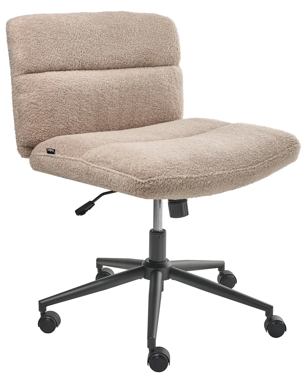 Schreibtischstuhl CATLIN Bouclé Beige_1009955