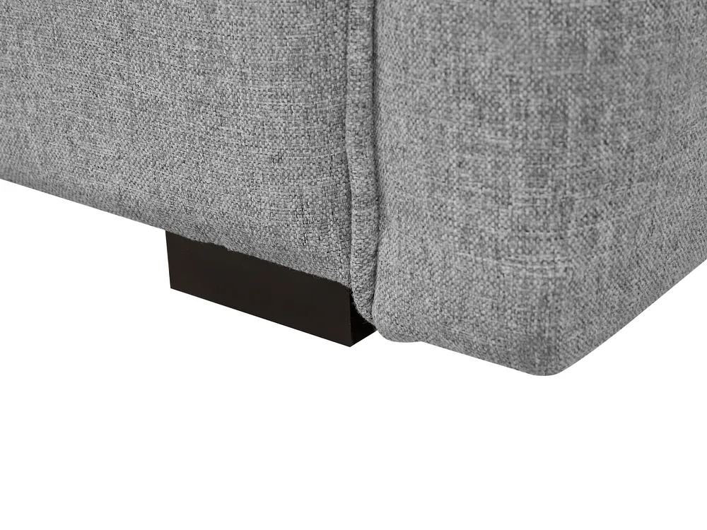 Sofa Bed 3 Seater EKSJO with Storage Fabric Light Grey_729046