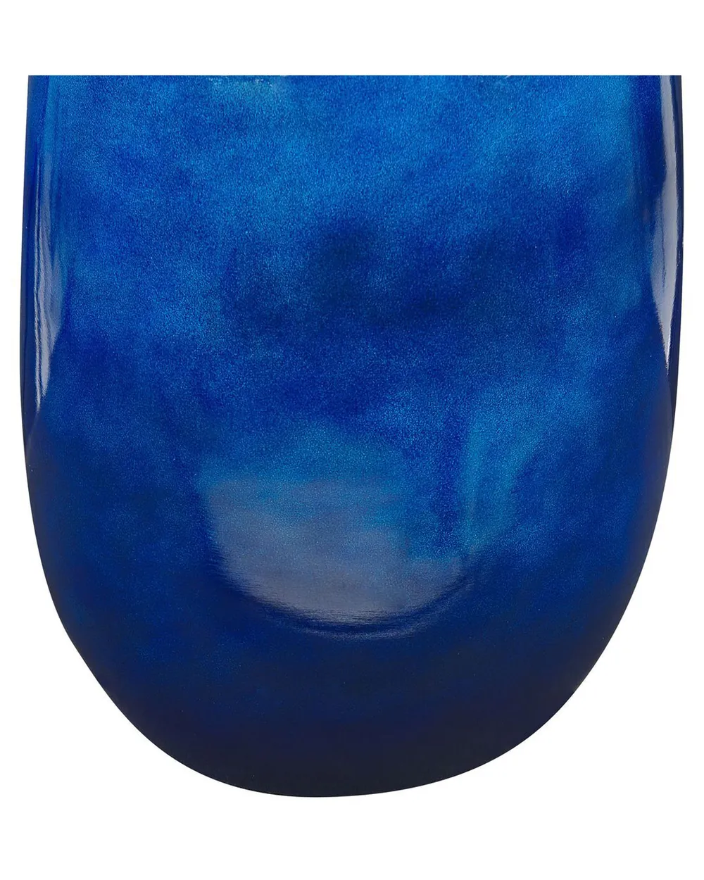 Blumenvase VITORIA 45 cm Keramik Dunkelblau_847874