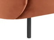 Sofa 2-Sitzer LOEN Samtstoff Orange_919728