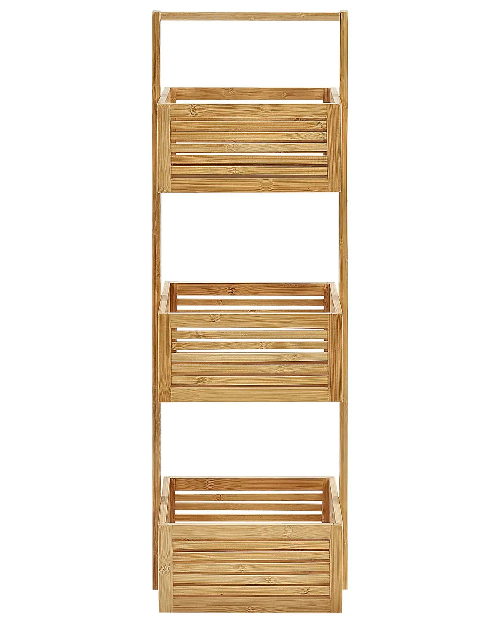 Regal WAVERLY Bambus Hellbraun - Beliani.de