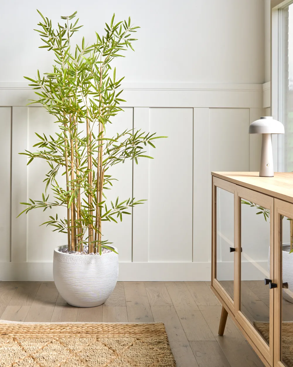 Blumenkübel ZAKROS 38 cm Weiß