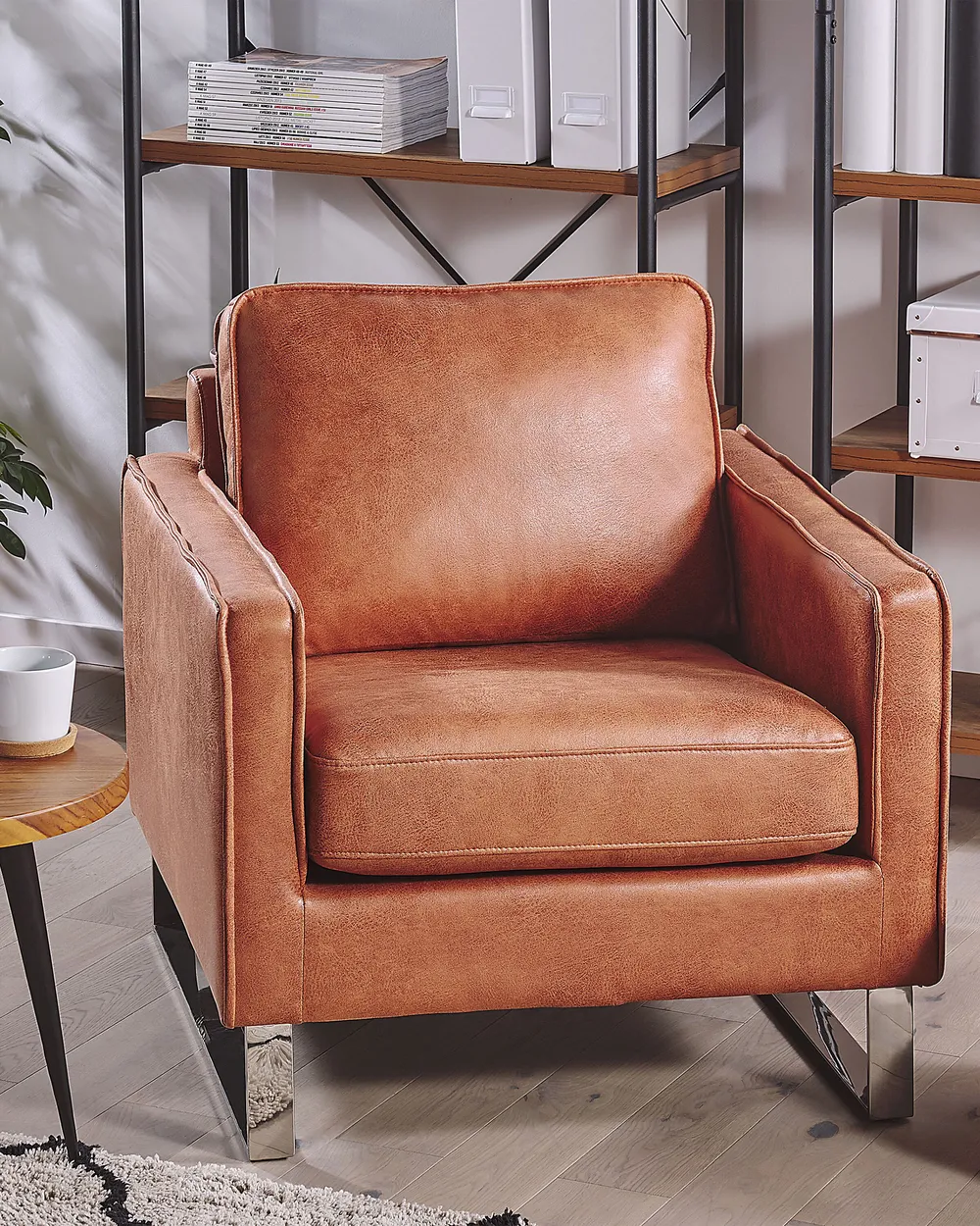 Sessel VIND Kunstleder Goldbraun