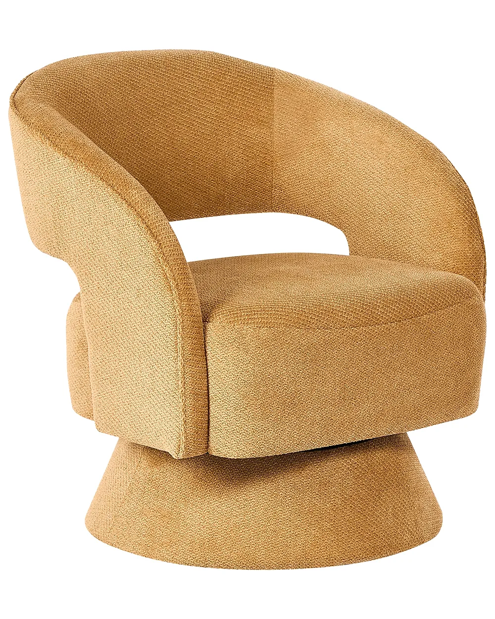 Draaifauteuil NAANTALI  Mosterdgeel
