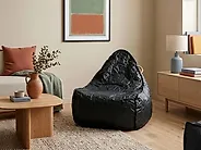 Sitzsack 200 L DROP 63 cm 75 cm Schwarz_1177340