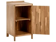 Outdoor-Küche 3er Set mit Spüle VENOSA Braun / Schwarz Akazienholz_984687