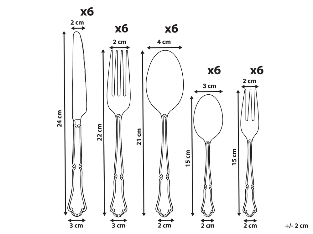 Besteckset 30-teilig PICI Gold_1184749