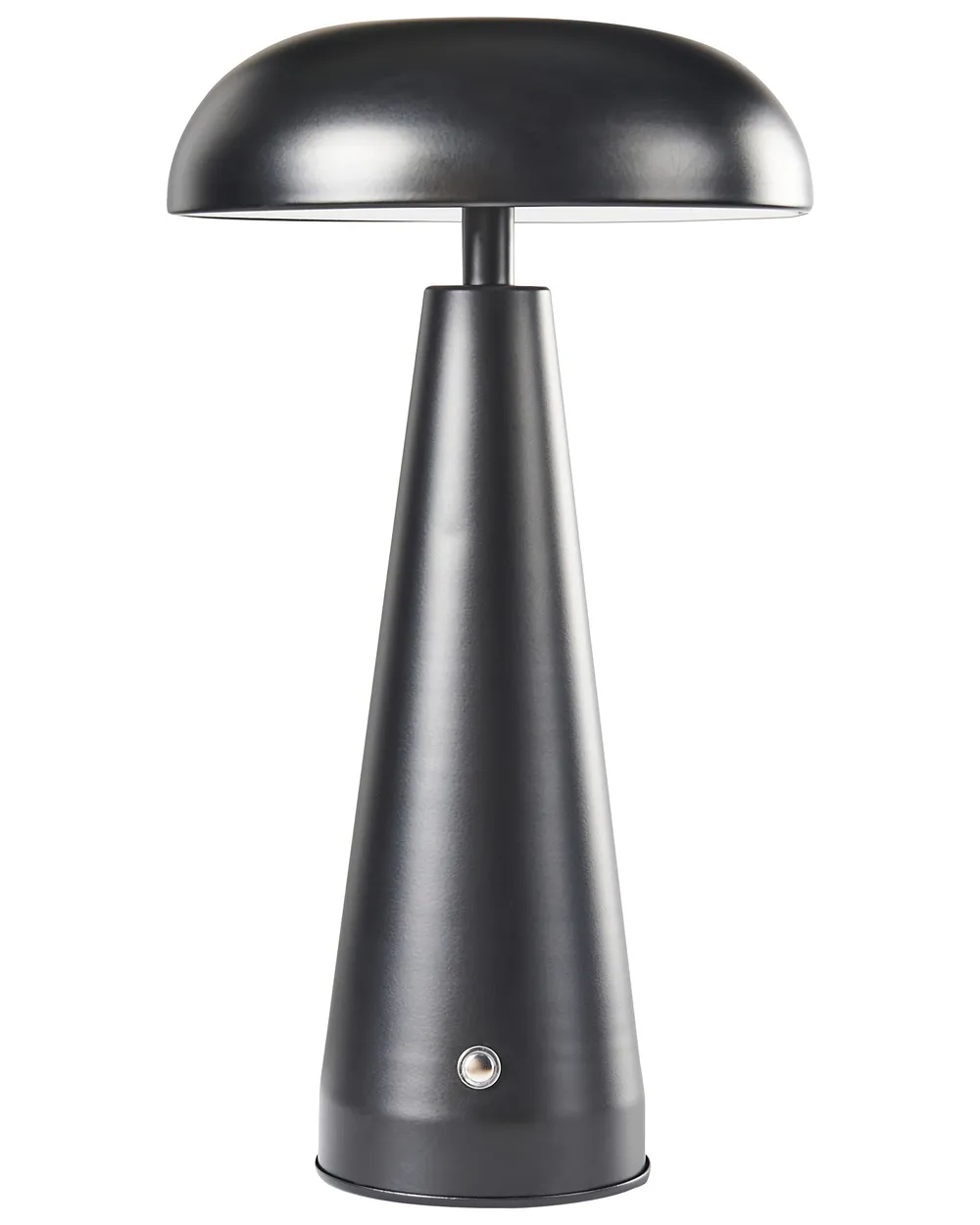 Kabellose LED Tischlampe BOCONO mit Dimmer Metall Schwarz
