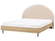 Bed Boucle MILLAY 180 x 200 cm (EU Super King) Beige_971551