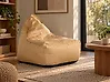 Sitzsack 200 L DROP 63 cm 75 cm Goldbraun