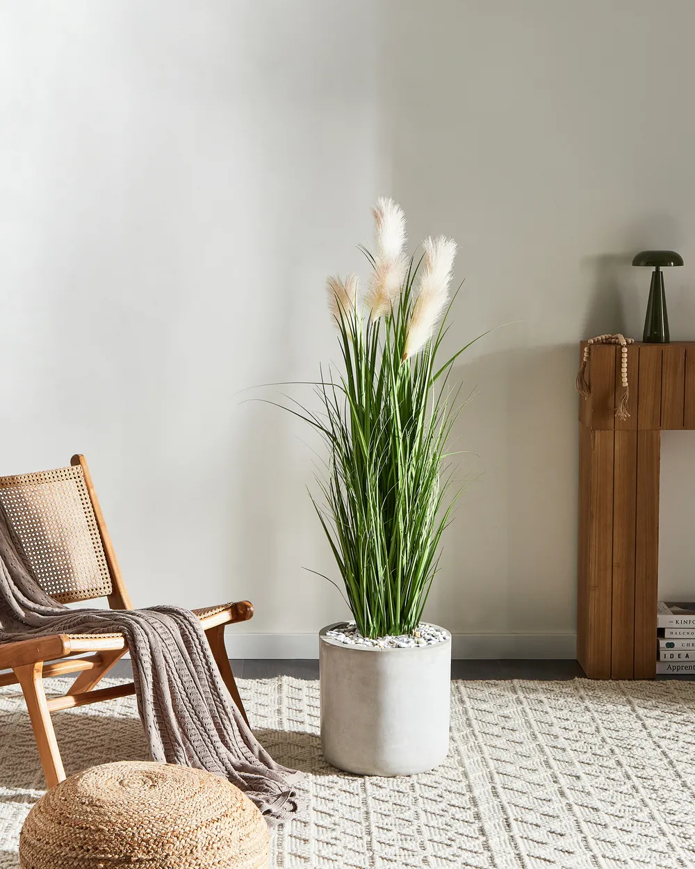 Kunstpflanze PAMPAS GRASS 130 cm Grün