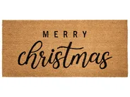 Doormat TIKUB Natural 55 x 120 cm Christmas Motif Coir_1008368