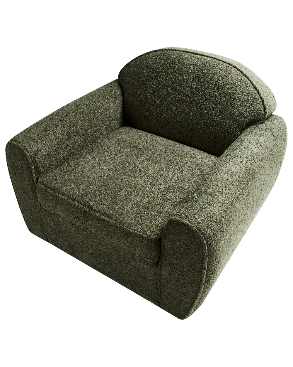 Sessel ELLEDE Bouclé Dunkelgrün_959911