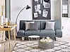 Schlafsofa 2-Sitzer YORK Stoff Blau