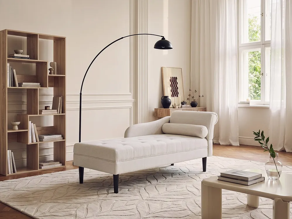 Right-Hand Chaise Longue YVOIRE Fabric Off-White_1124120