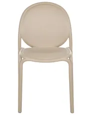 Set of 4 Garden Chairs BRUGNELLO Beige_1107030