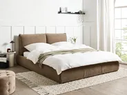 Wasserbett Bouclé VINAY 160 x 200 cm Braun_969430