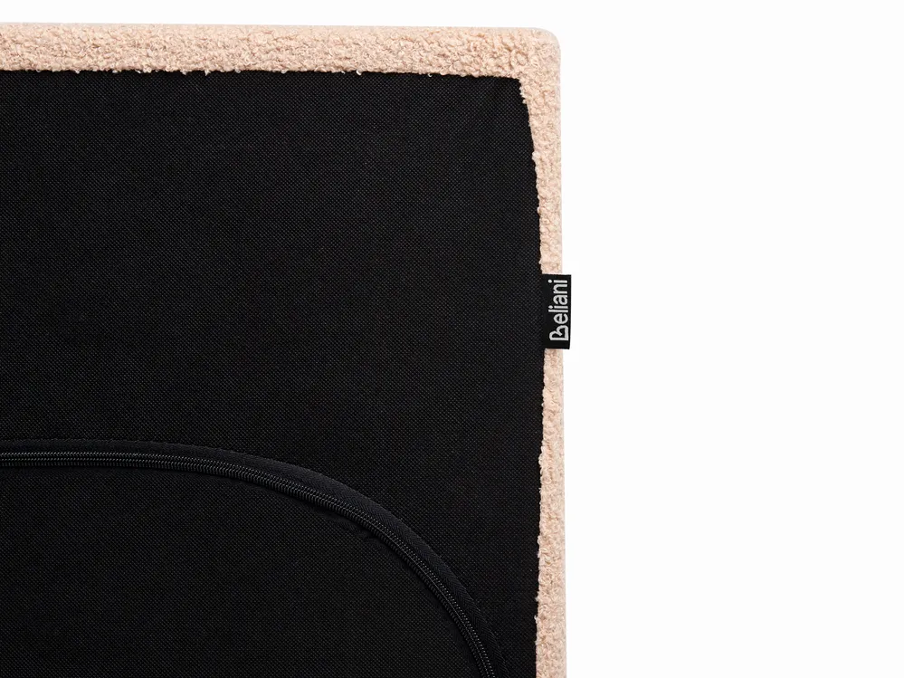 Bett mit Stauraum ORBEY Bouclé Beige 160 x 200 cm_964417