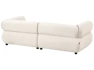 Sofa 3-Sitzer SALLA mit Ottomane Bouclé Cremeweiß_1058229