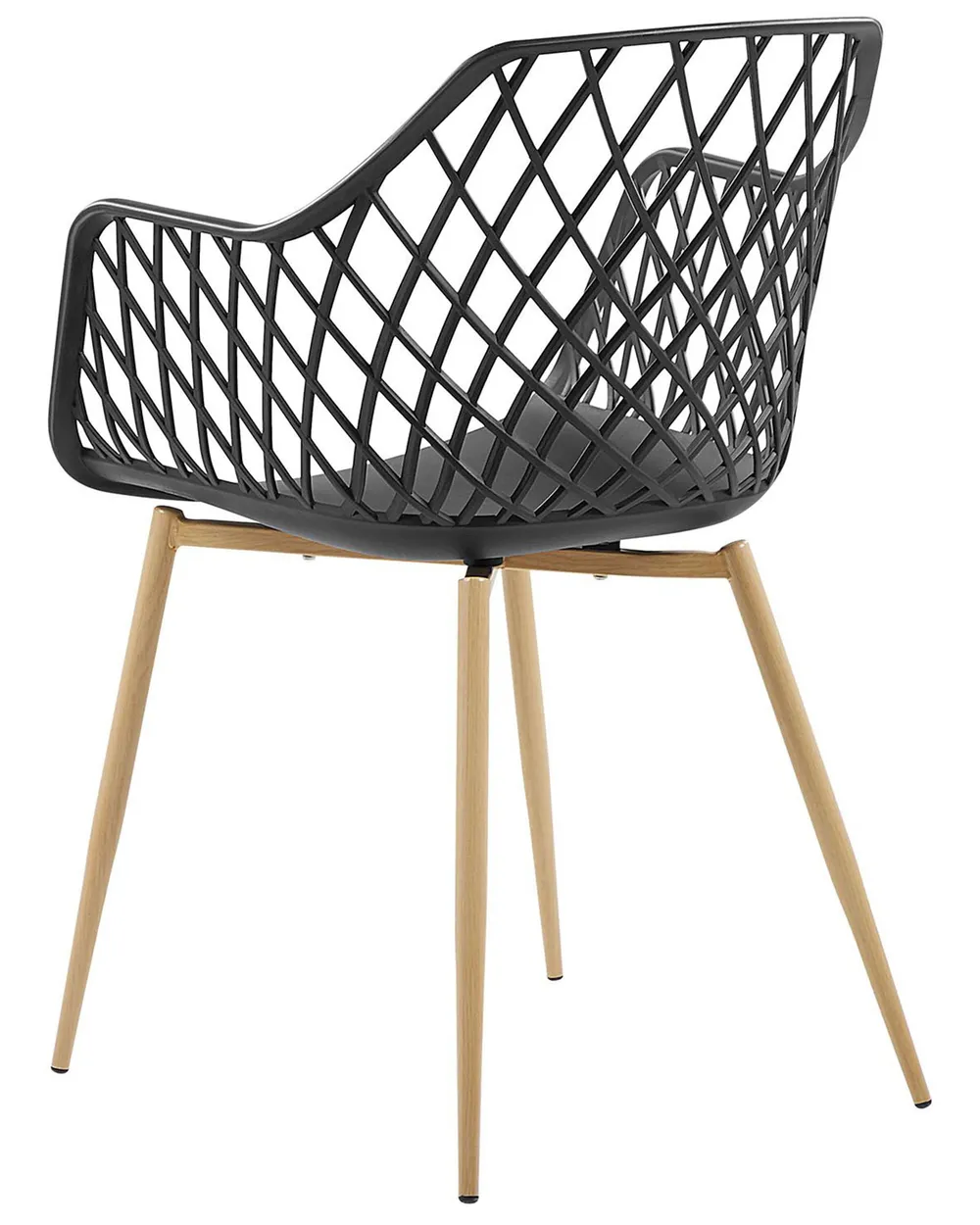 Set of 2 Dining Chairs NASHUA Black_775284