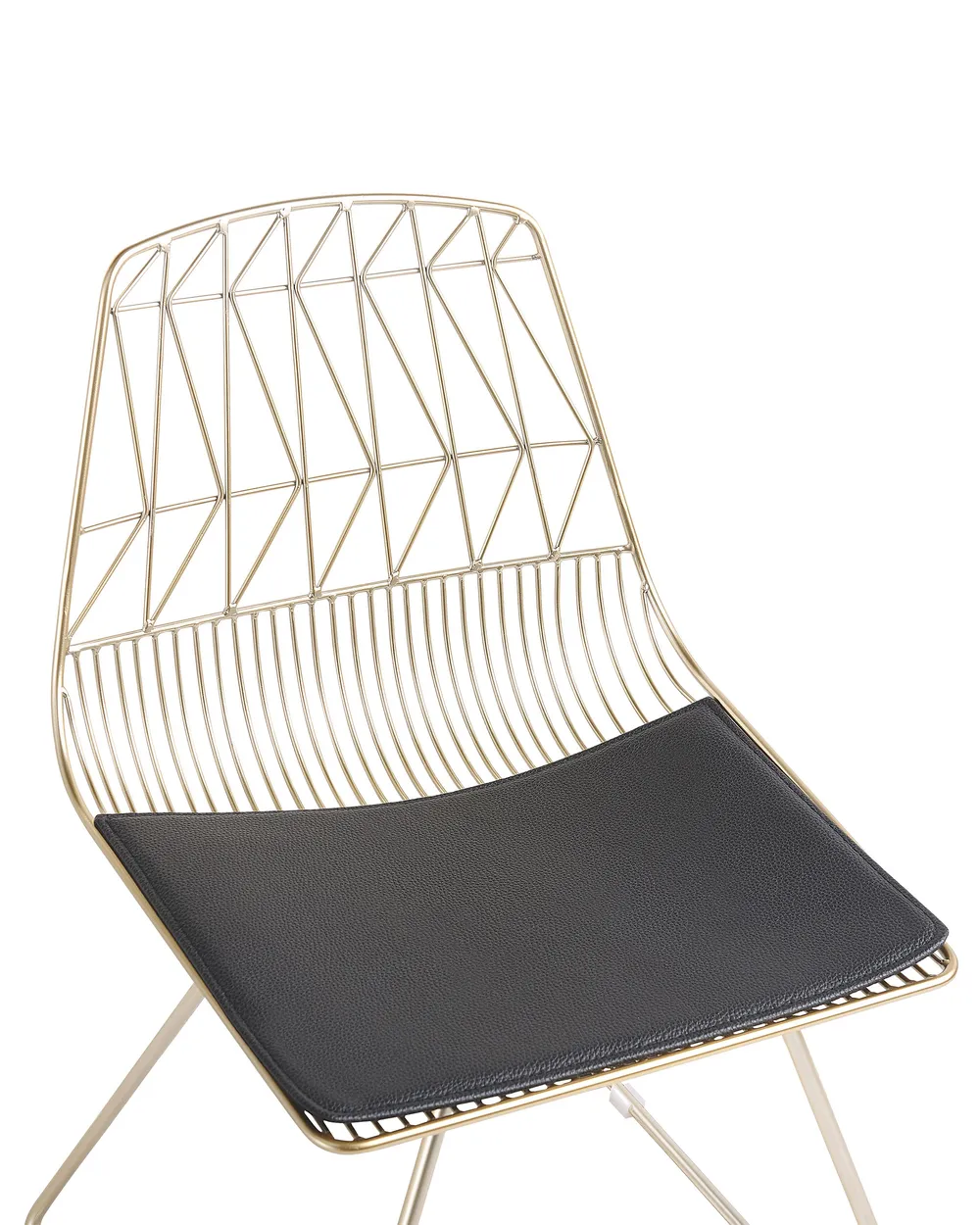 Set of 2 Dining Chairs HARLAN Metal Gold_756373