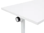 Zusammenklappbarer Schreibtisch BENDI 180 cm 60 cm mit Rädern Weiß_922347