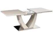 Ausziehbarer Esstisch MERRAN Hellbeige 160/200 cm 90 cm_1043774