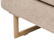 Schlafsofa 3-Sitzer JERSLEV Stoff Hellbraun_1012758