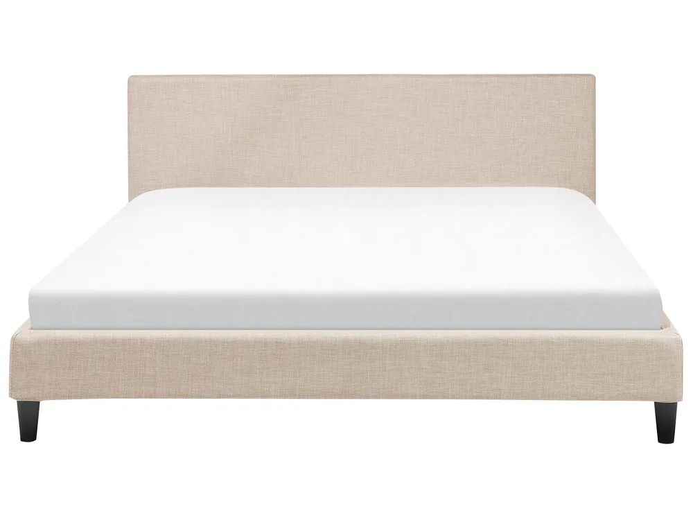 Bettrahmenbezug FITOU 180 x 200 cm Beige_752876