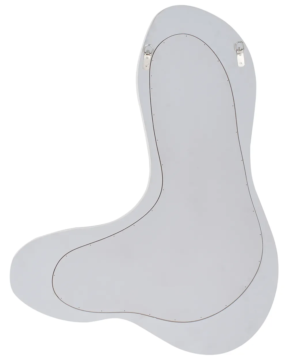 Wandspiegel GUICLAN 61 cm 83 cm Weiß_1003341