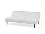 Sofa Bed 3 Seater VISBY Fabric Light Grey_695060