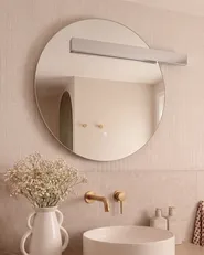 LED Bathroom Mirror ANOST 107 cm 90 cm Silver_1109489