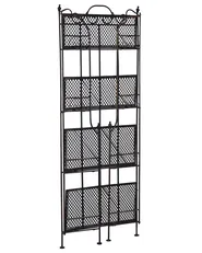 Regal ISERNIA 61 cm 155 cm Metall Schwarz_791361
